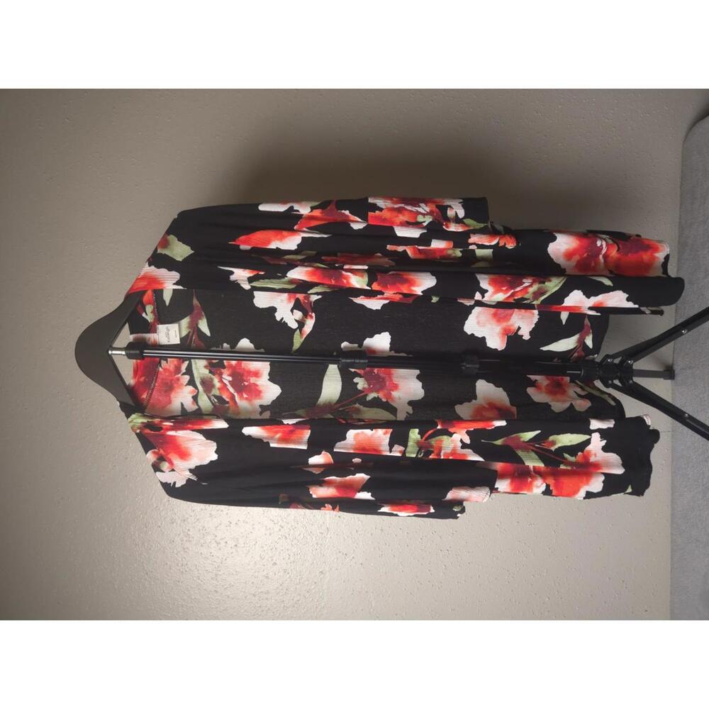 Kaitleigh Floral Print Open Front Cardigan